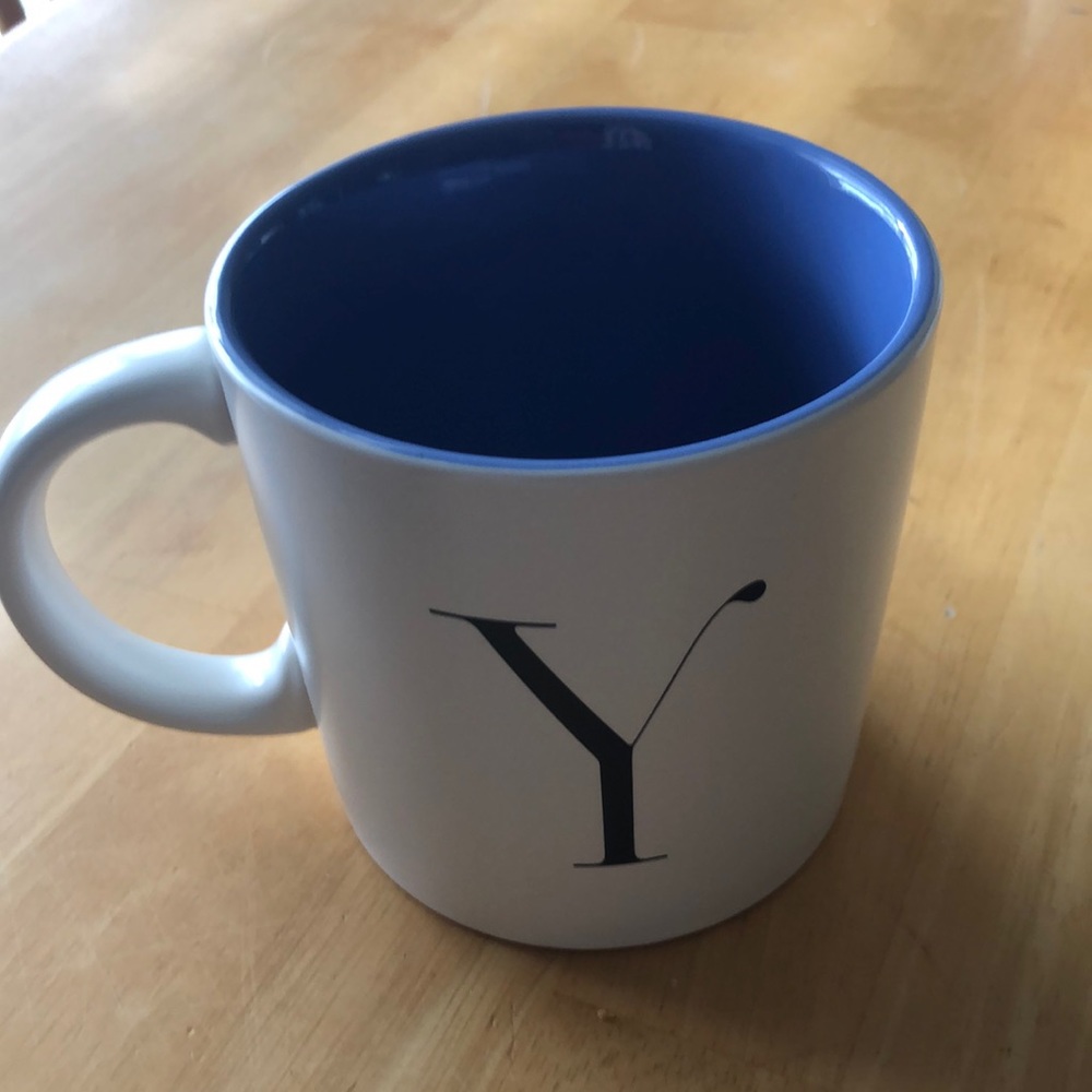 ☕️ Two for $15 ☕️ Indigo Y coffee cup